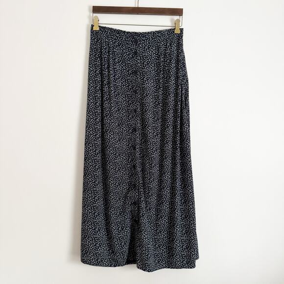 BRANDY MELVILLE Safa Floral Button Down Maxi Skirt Small S - Picture 4 of 11